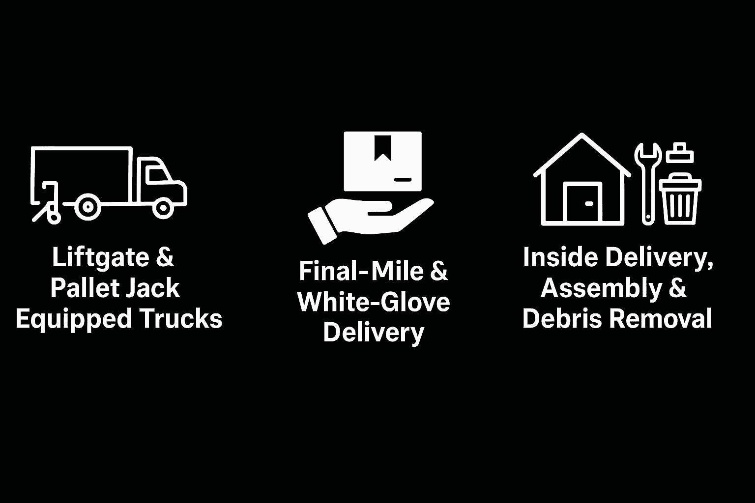 Liftgate Services & White-Glove Delivery